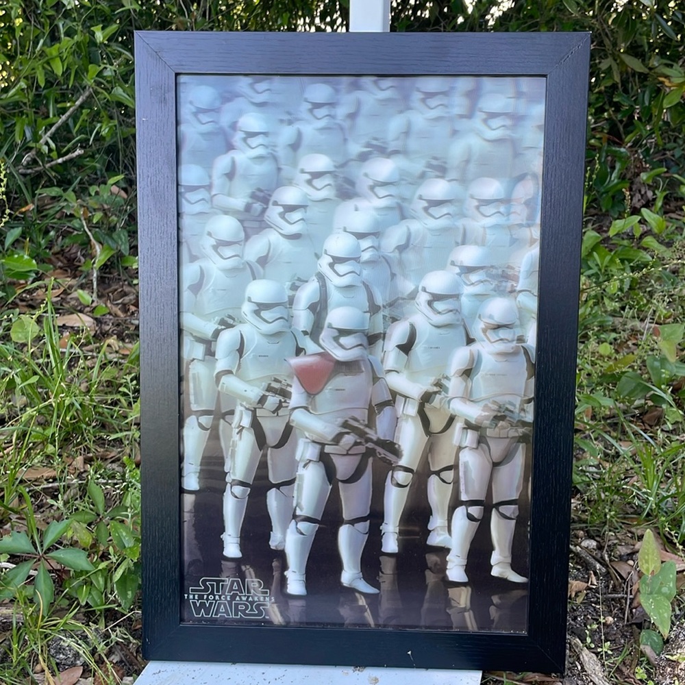 Star Wars the Force Awakens Stormtrooper 3D Wall Art